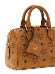MCM Brown Polyurethane Handbag