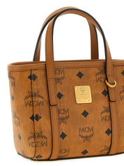 MCM Brown Polyurethane Tote Bag