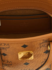 MCM Brown Polyurethane Tote Bag