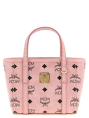 MCM Pink Polyurethane Tote Bag