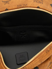 MCM Brown Polyurethane Backpack
