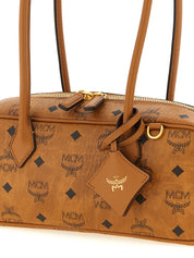 MCM Brown Polyurethane Shoulder Bag