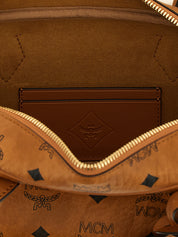 MCM Brown Polyurethane Shoulder Bag