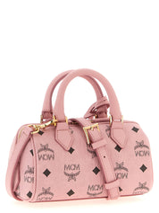 MCM Pink Polyurethane Handbag
