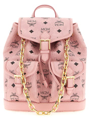 MCM Pink Polyurethane Backpack
