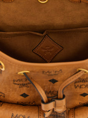 MCM Brown Polyethylene Backpack