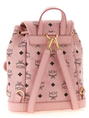 MCM Pink Polyurethane Backpack