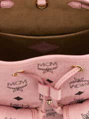 MCM Pink Polyurethane Backpack