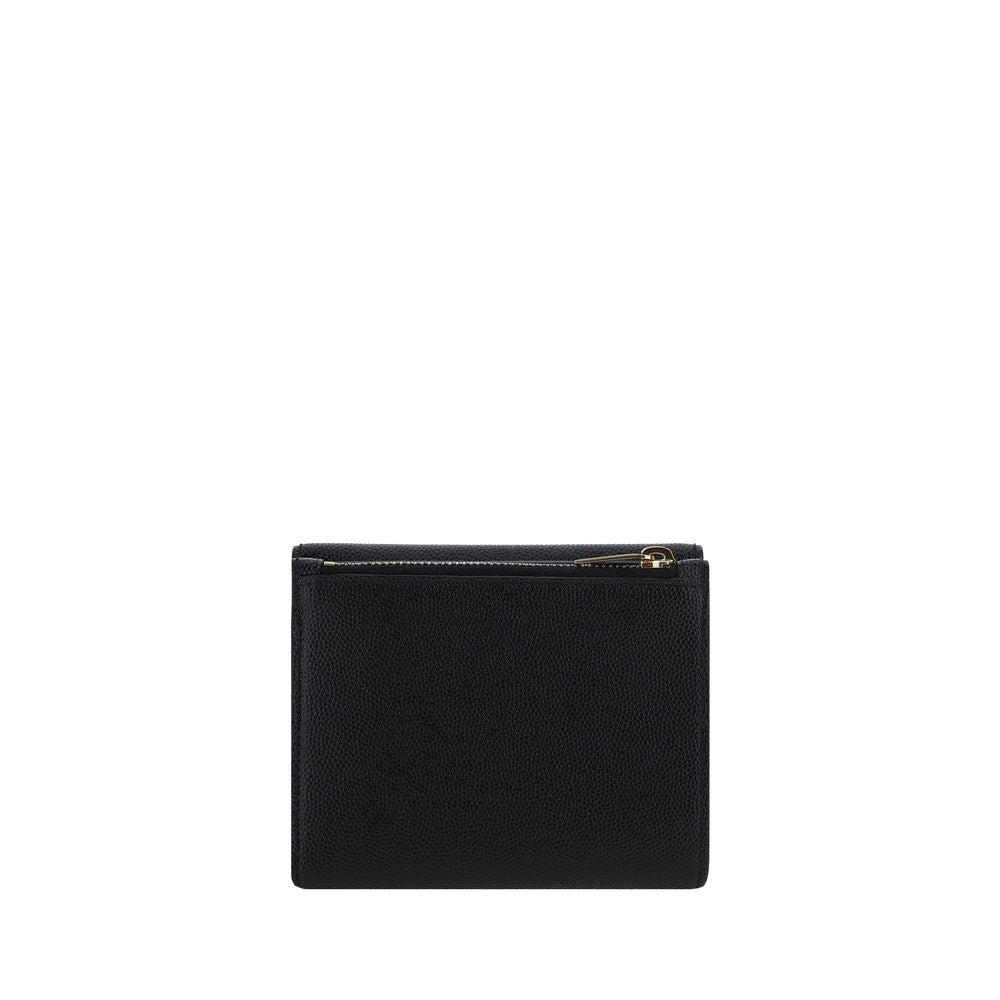 Saint Laurent Black Calf Leather Wallet