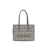 Coccinelle Gray Jacquard Shoulder Bag