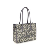 Coccinelle Gray Jacquard Shoulder Bag