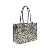 Coccinelle Gray Jacquard Shoulder Bag