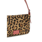 Staud Beige Calf Leather Shoulder Bag