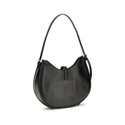 Versace Black Calf Leather Shoulder Bag