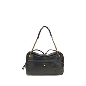 Vivienne Westwood Black Calf Leather Shoulder Bag