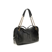 Vivienne Westwood Black Calf Leather Shoulder Bag