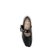 Vivienne Westwood Black Calf Leather Ballet Flats