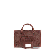 Balenciaga Bordeaux Lambskin Handbag