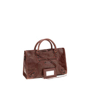 Balenciaga Bordeaux Lambskin Handbag