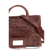 Balenciaga Bordeaux Lambskin Handbag