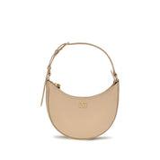 Valentino Garavani Beige Calf Leather Shoulder Bag