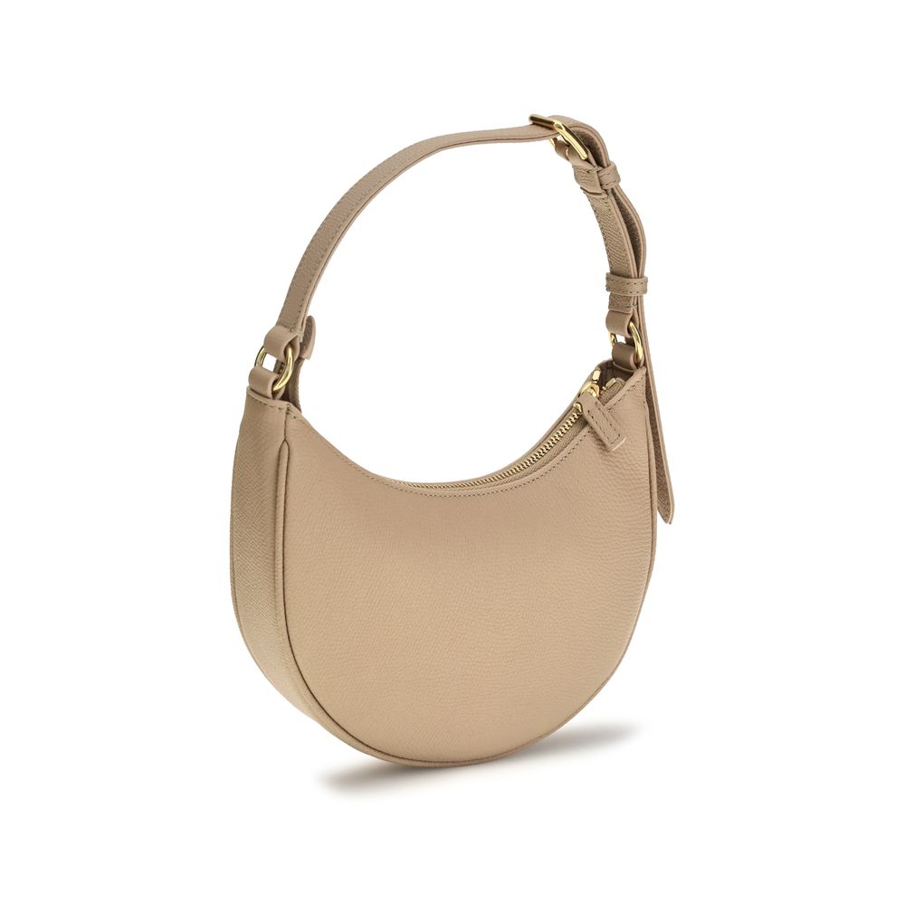 Valentino Garavani Beige Calf Leather Shoulder Bag