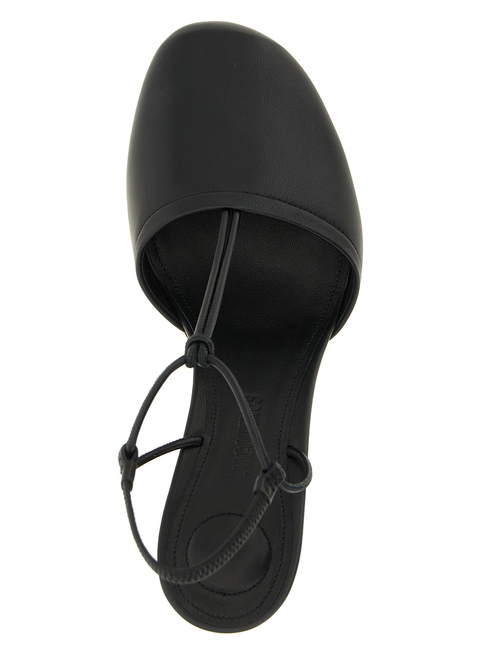 Jacquemus Black Lambskin High Heel Pumps