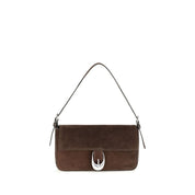 Staud Brown Calf Leather Shoulder Bag