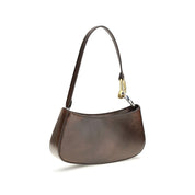 Staud Brown Calf Leather Shoulder Bag
