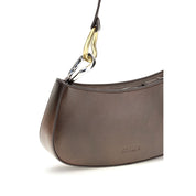 Staud Brown Calf Leather Shoulder Bag
