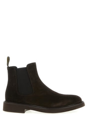 Doucal's Brown Calfskin Chelsea Boots