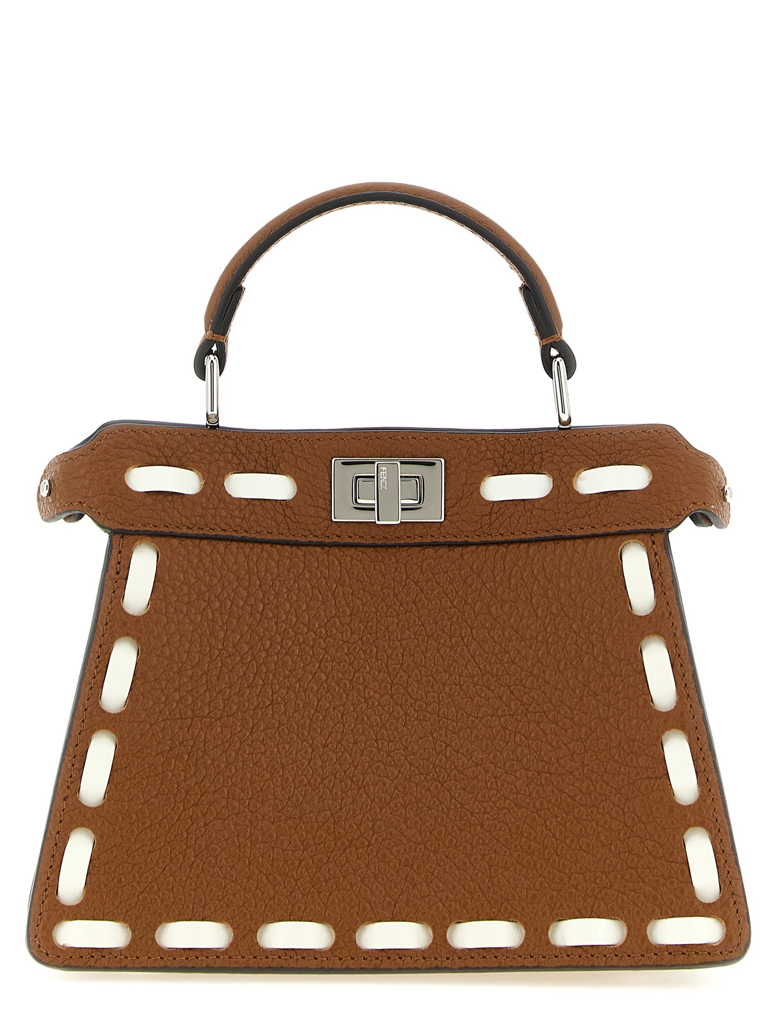 Fendi Brown Calfskin Handbag