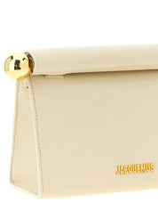 Jacquemus White Lamb Nappa Leather Clutch Bag