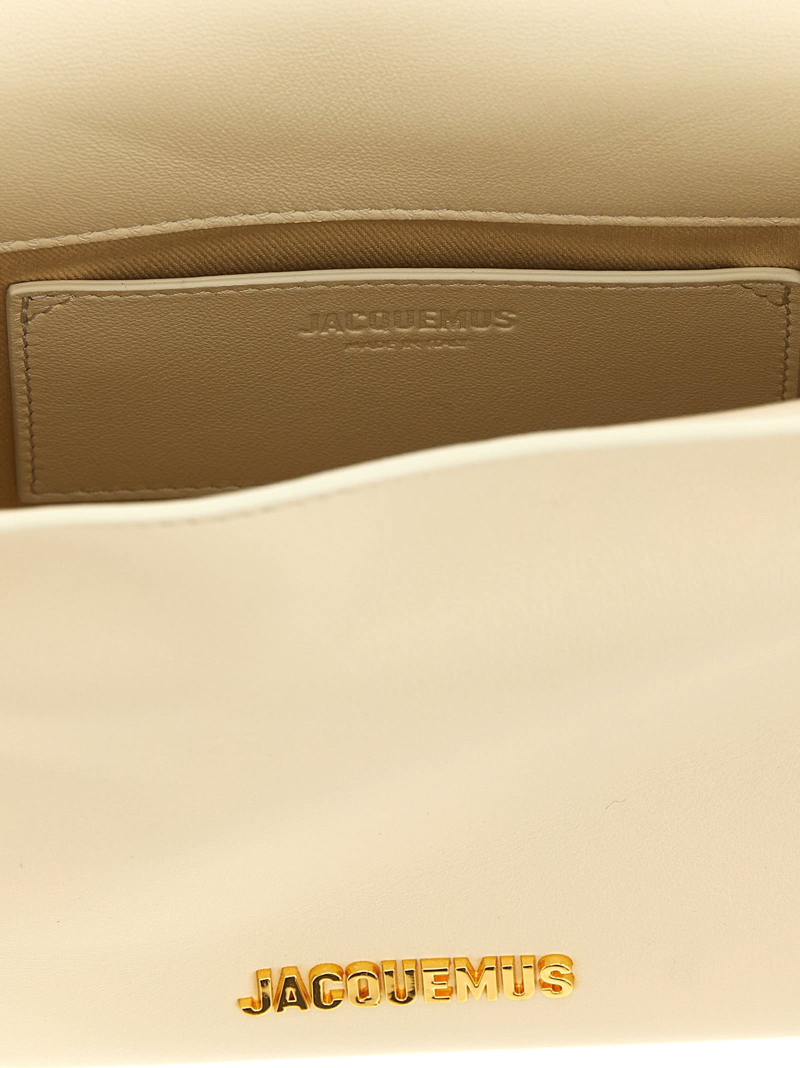 Jacquemus White Lamb Nappa Leather Clutch Bag