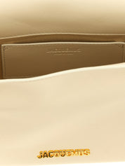 Jacquemus White Lamb Nappa Leather Clutch Bag