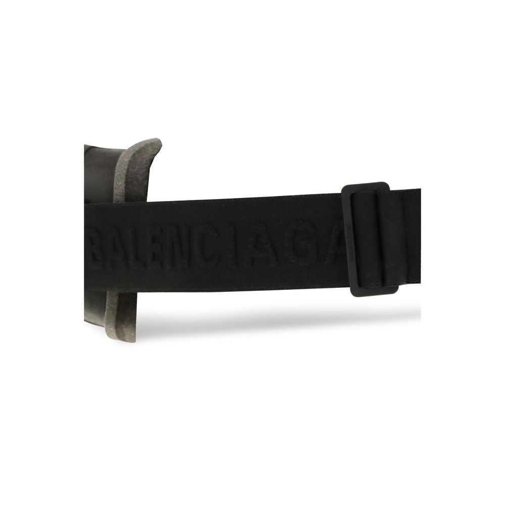 Balenciaga Black Polyamide Ski Mask Sunglasses