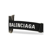 Balenciaga Silver Polyamide Ski Mask Sunglasses
