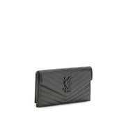 Saint Laurent Black Calf Leather Mini Shoulder Bag