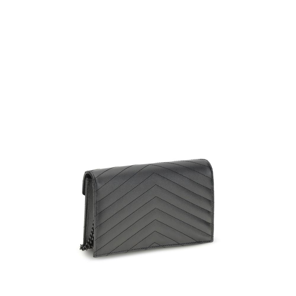 Saint Laurent Black Calf Leather Mini Shoulder Bag