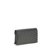 Saint Laurent Black Calf Leather Mini Shoulder Bag
