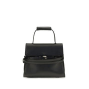 Moschino Black Calf Leather Shoulder Bag
