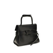 Moschino Black Calf Leather Shoulder Bag