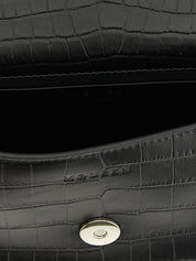 Alexander McQueen Black Calfskin Shoulder Bag