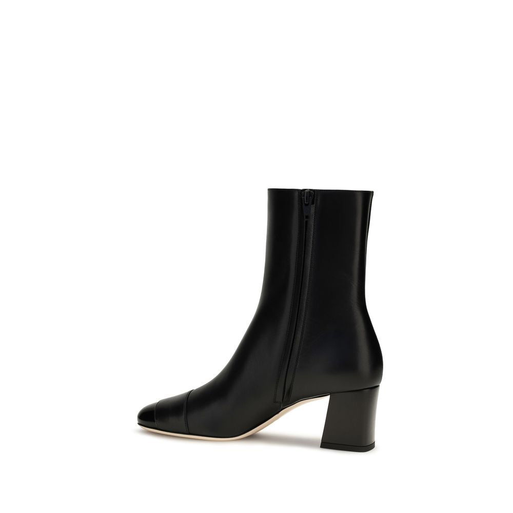Valentino Garavani Black Calf Leather Boots
