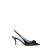 Valentino Garavani Black Calf Leather Pumps
