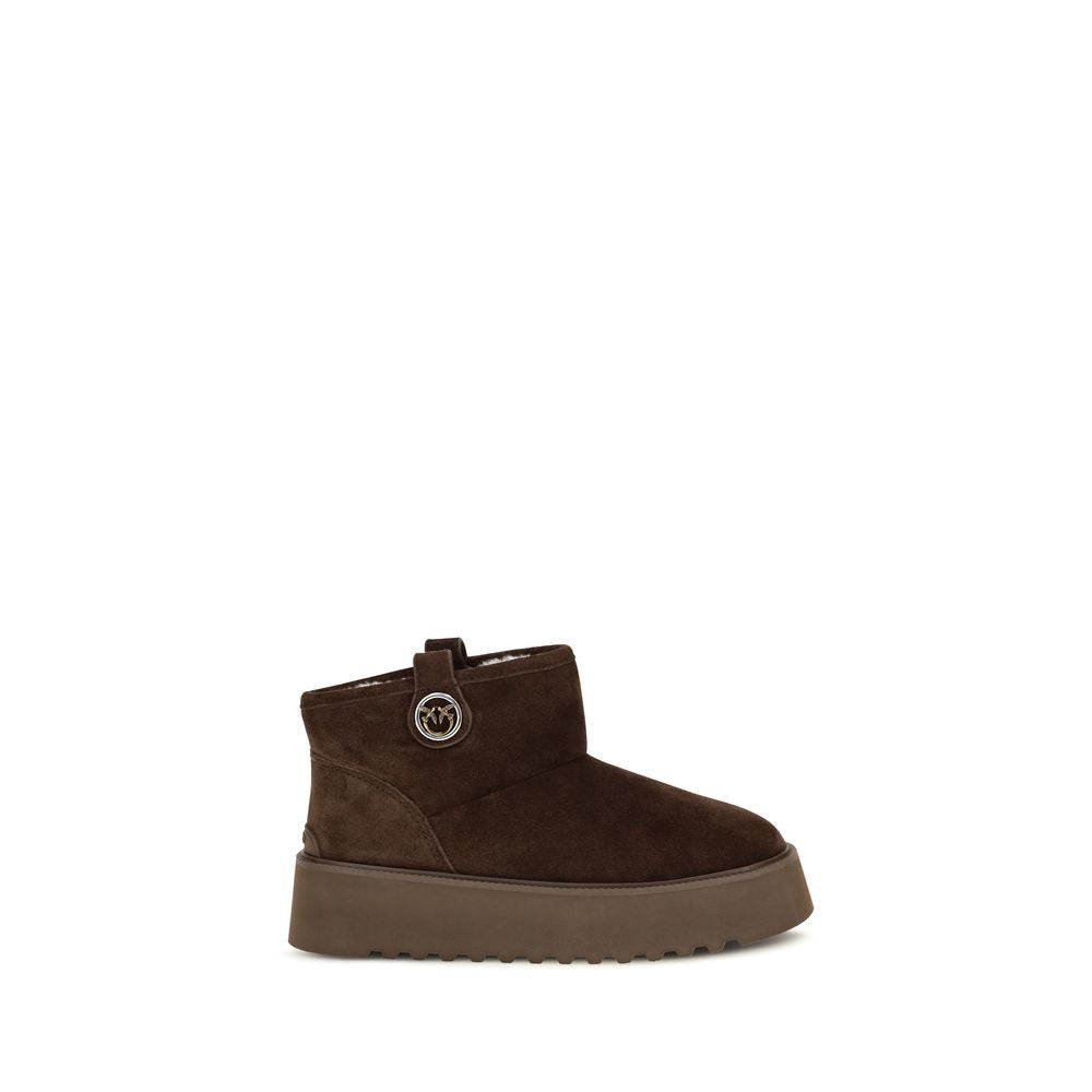 PINKO Brown Suede Boots