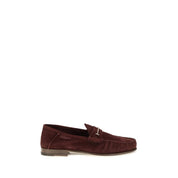 Tom Ford Bordeaux Calf Leather Loafers