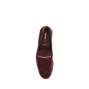 Tom Ford Bordeaux Calf Leather Loafers