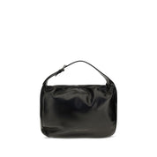Brunello Cucinelli Black Calf Leather Shoulder Bag