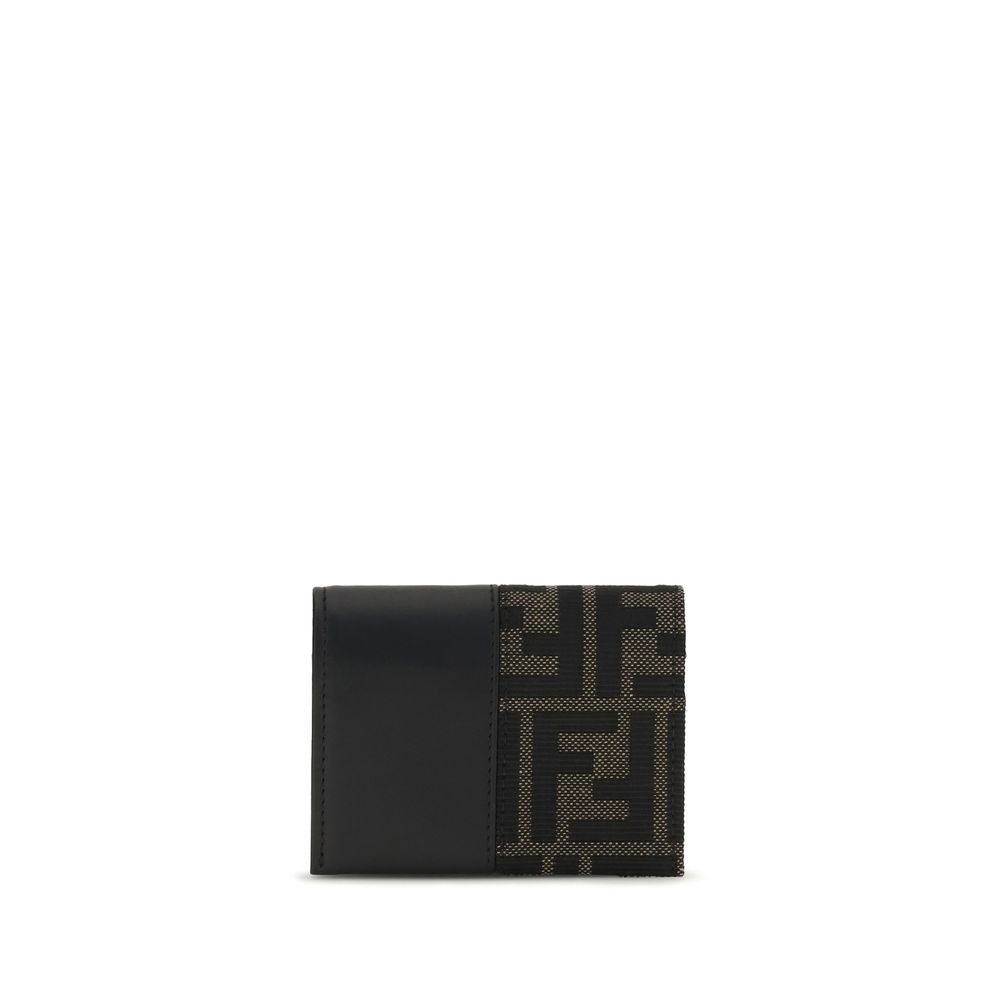 Fendi Brown Calf Leather Wallets